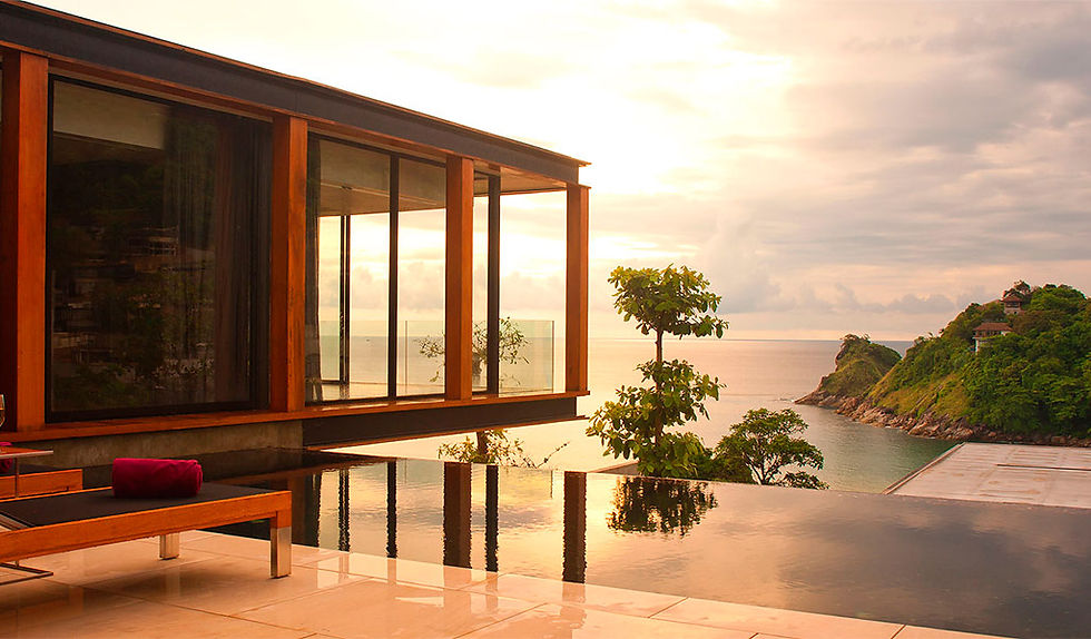 Một phần của khu resort The Naka Phuket, Thái Lan.
