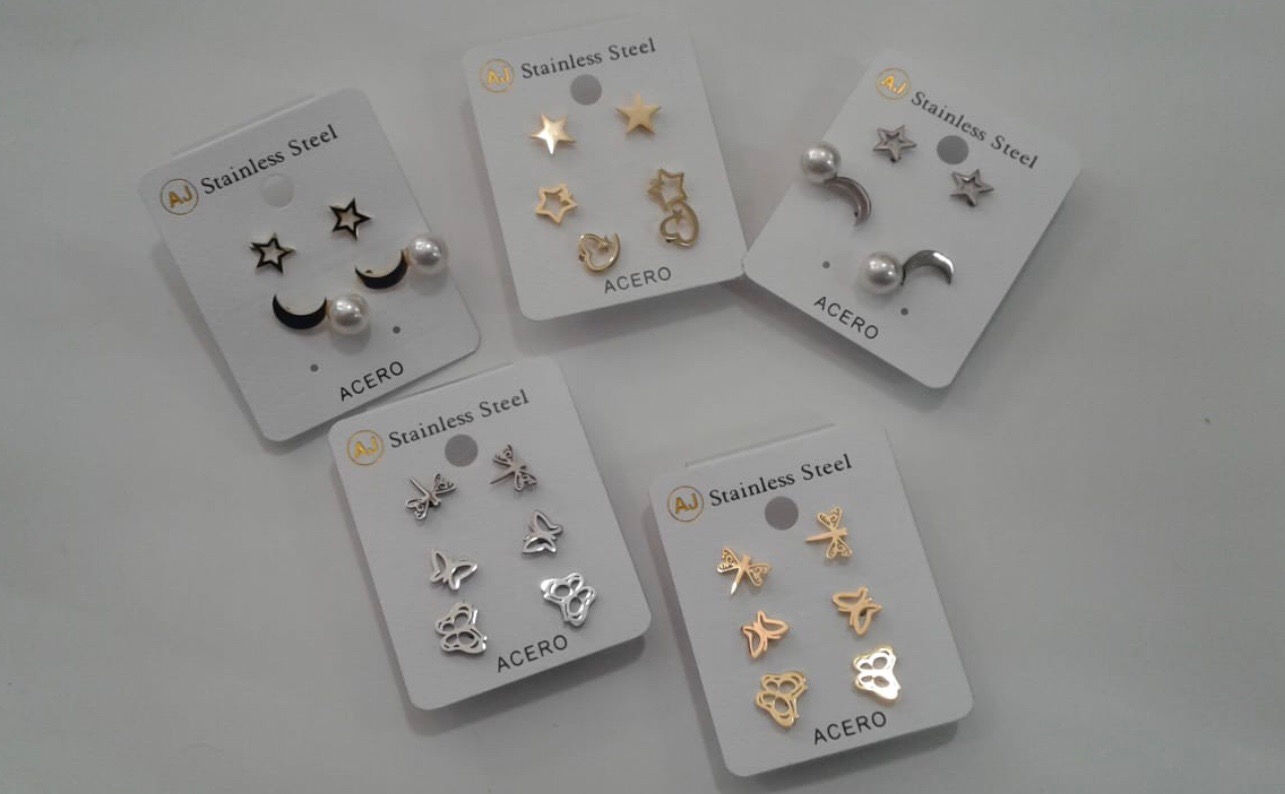 aretes de acero inoxidable