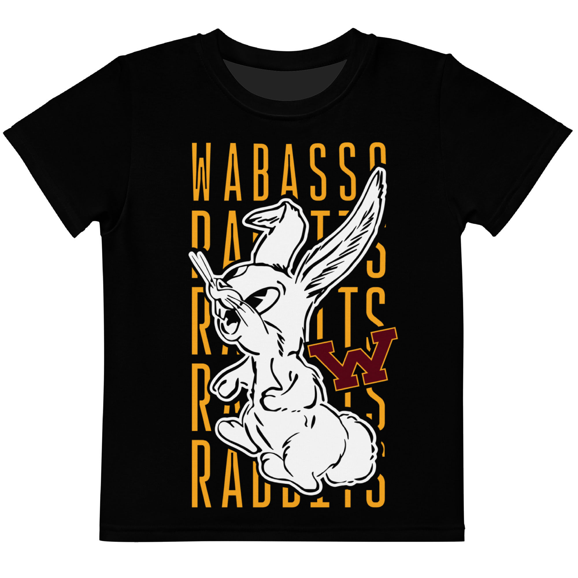 Youth Throwback Rabbits Large Print