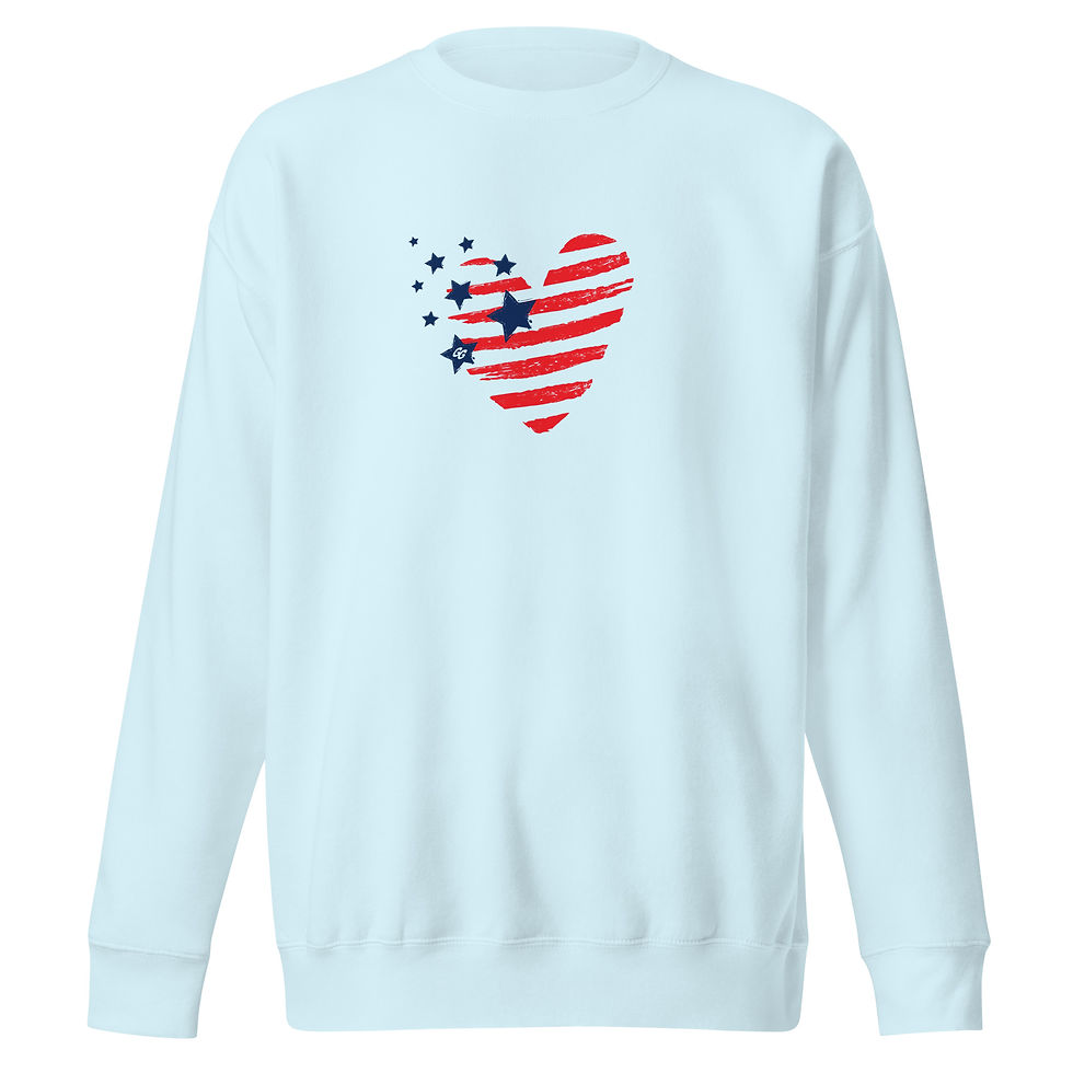 Thumbnail: Heart & Stars Premium Sweatshirt