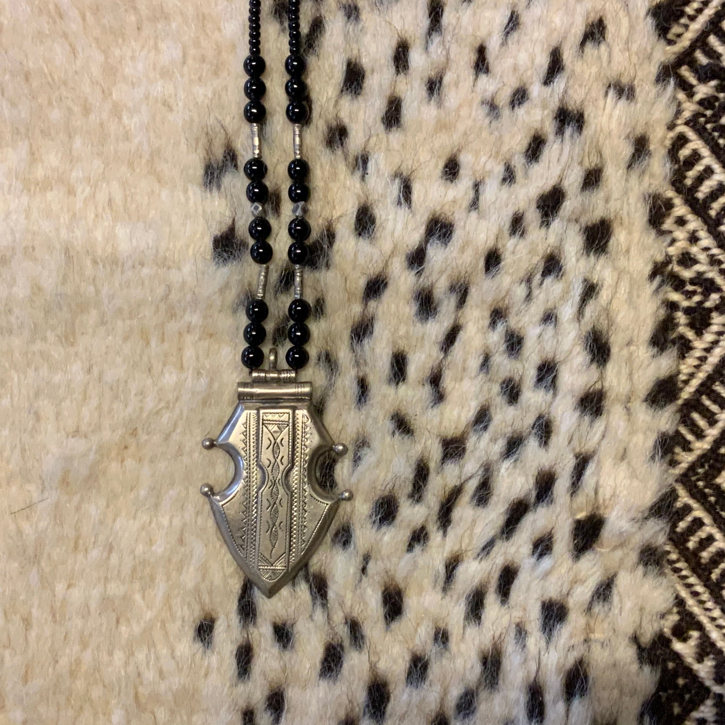 Tuareg silver necklace