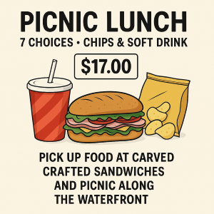 Waterside Grab & Go Picnic