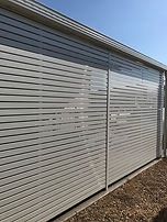 Outside fixed aluminium screens made her on the Sunshine Coast 4557