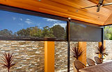 a zipscreen outdoor blinds and awnings that Coastal Awnings supply and install to the Sunshine Coast region locally manufactured