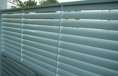 fixed privacy shutters which help to sheild your patio on your sunshine coast homes