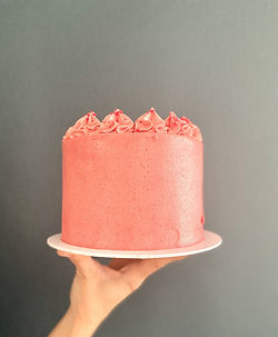 raspberry strawberry cake