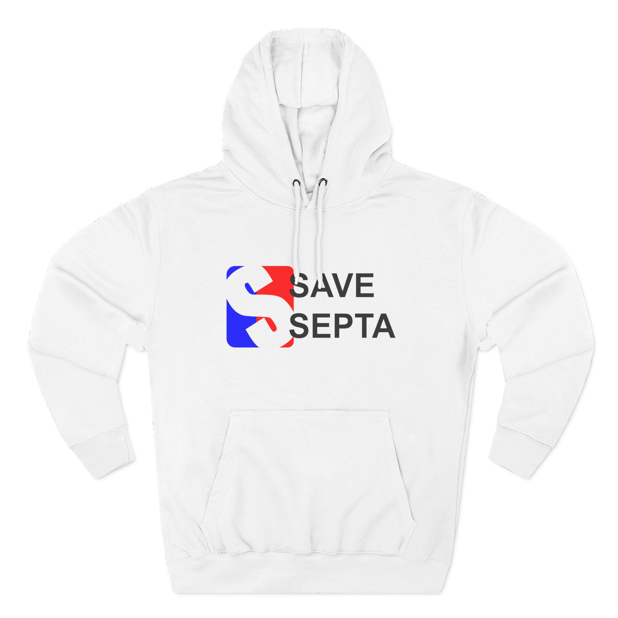 Save SEPTA Fleece Hoodie - Railroad Advocacy