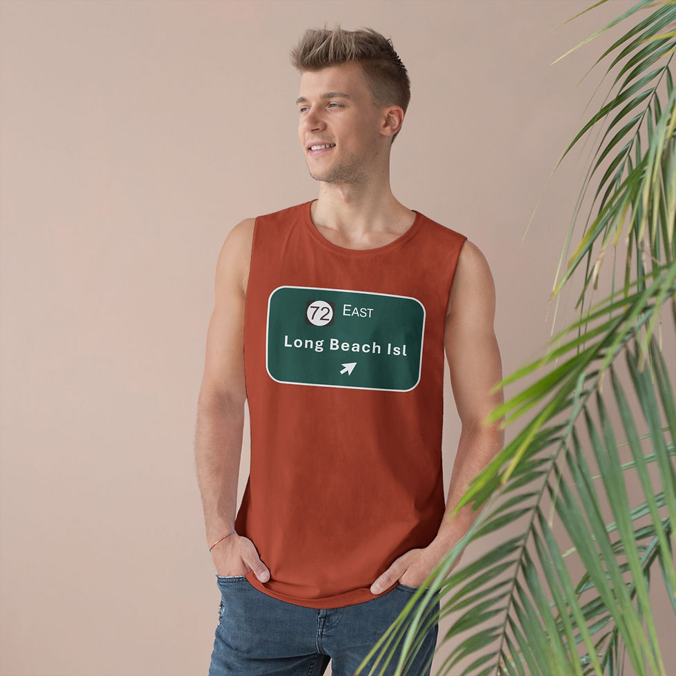 Thumbnail: Long Beach Island Unisex Tank Top - Rt. 72 Exit - Jersey Shore Pride!