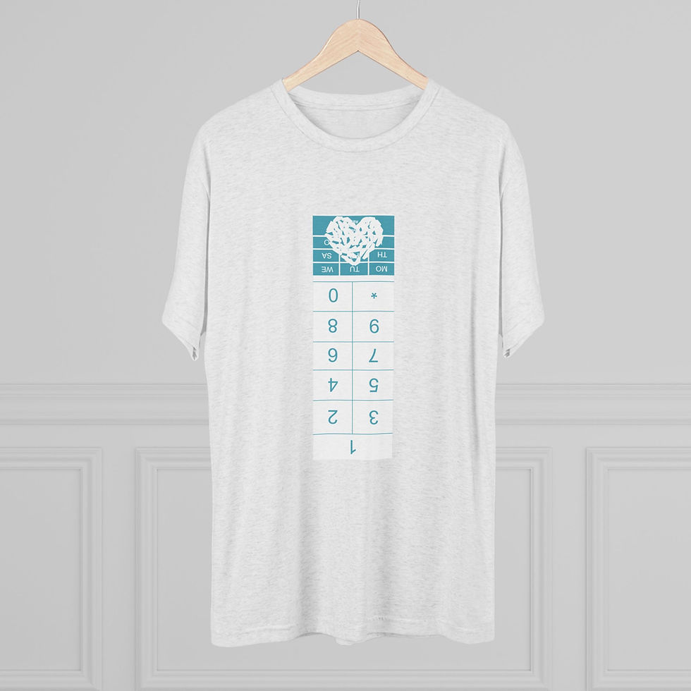 Thumbnail: Heart-Punch Seat Check T-Shirt - Railfan, rail enthusiast great gift!