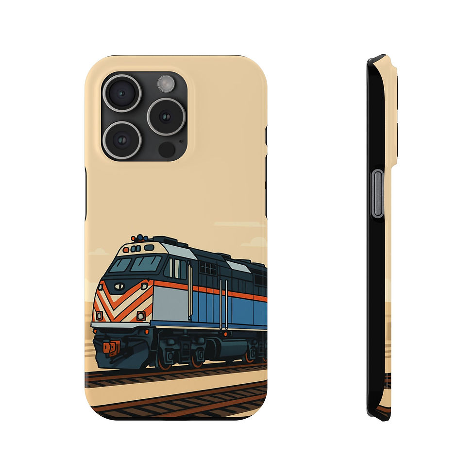 Thumbnail: Metra Rail Chicago-Inspired Cell Phone Case