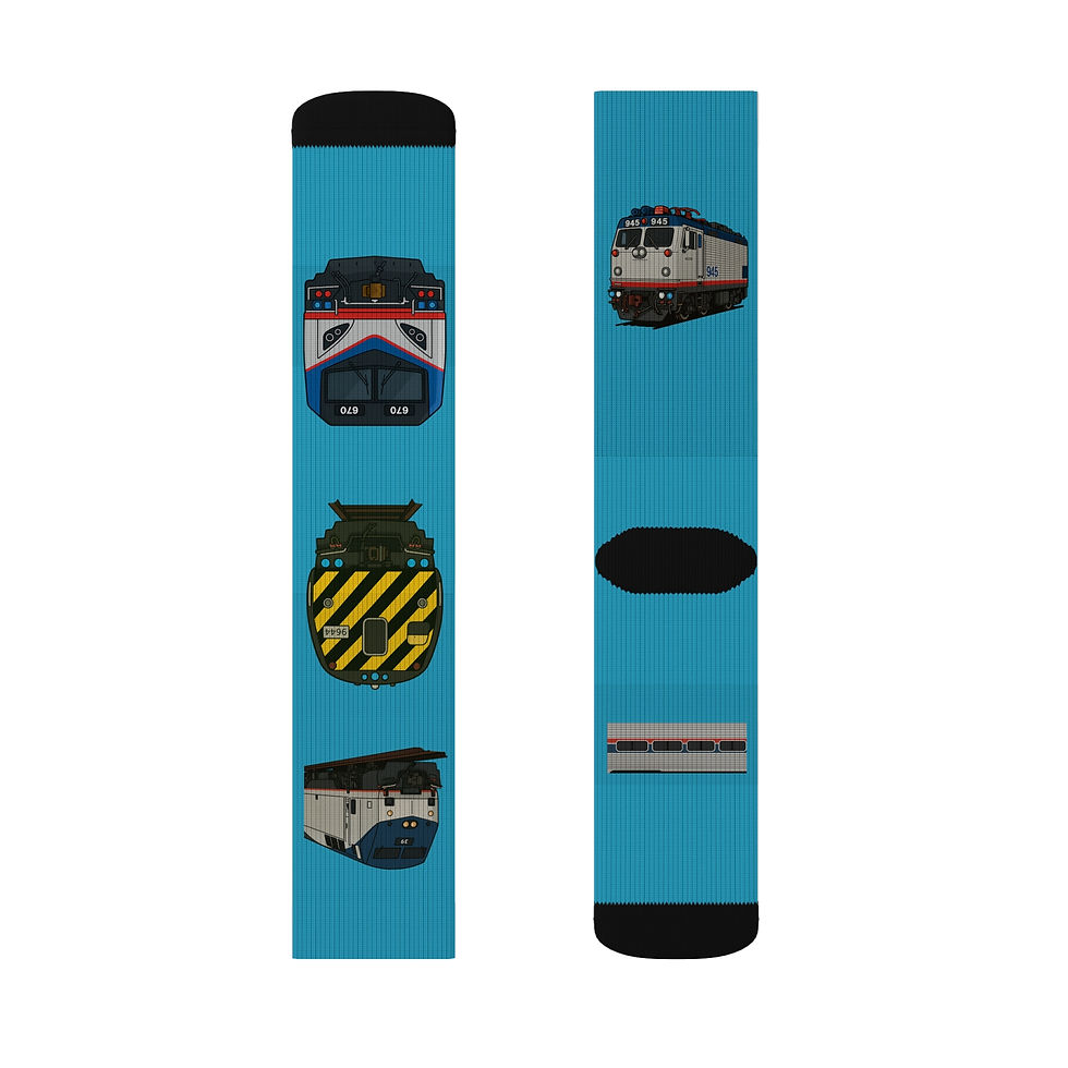 Thumbnail: Amtrak-Inspired SOCKS