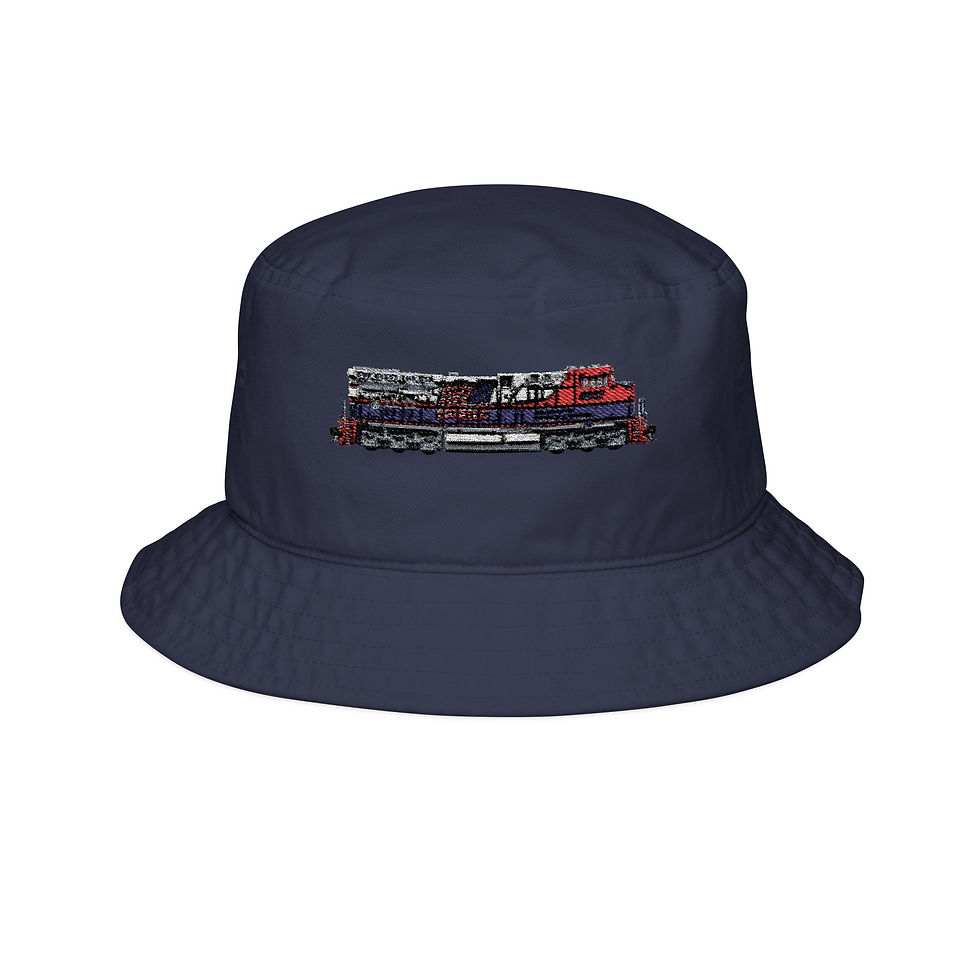Thumbnail: Union Pacific-Inspired Engine 4547 "Donald J. Trump" Firetruck Bucket Hat