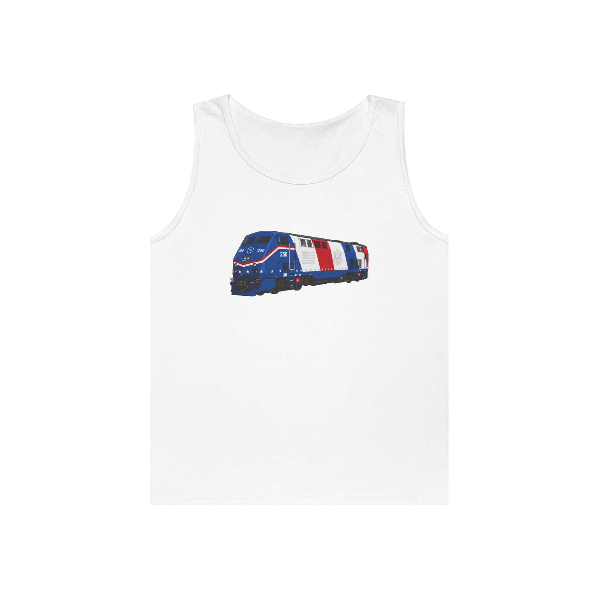 America 250 Tank top - Metro North Railroad-Inspired locomotive