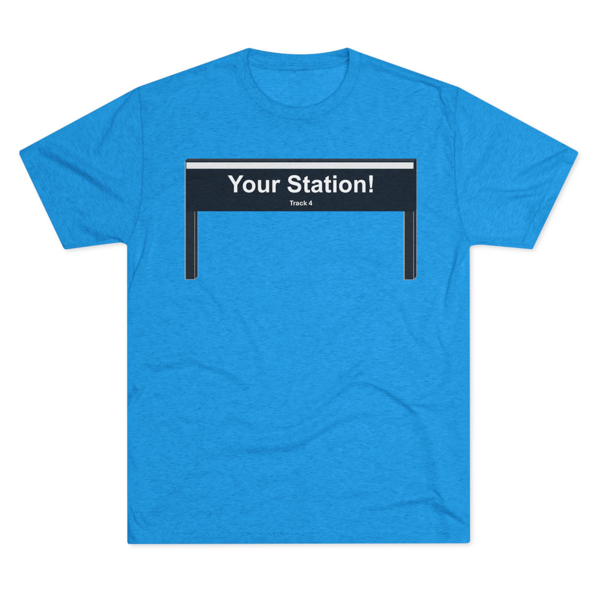 CUSTOM New Jersey Transit-Inspired Station T-Shirt