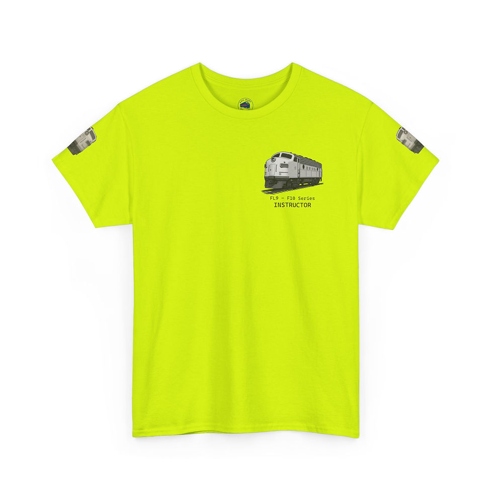 Thumbnail: FL9 and F10 INSTURCTOR T-Shirt - New Haven Railroad, Metro-North-Inspired