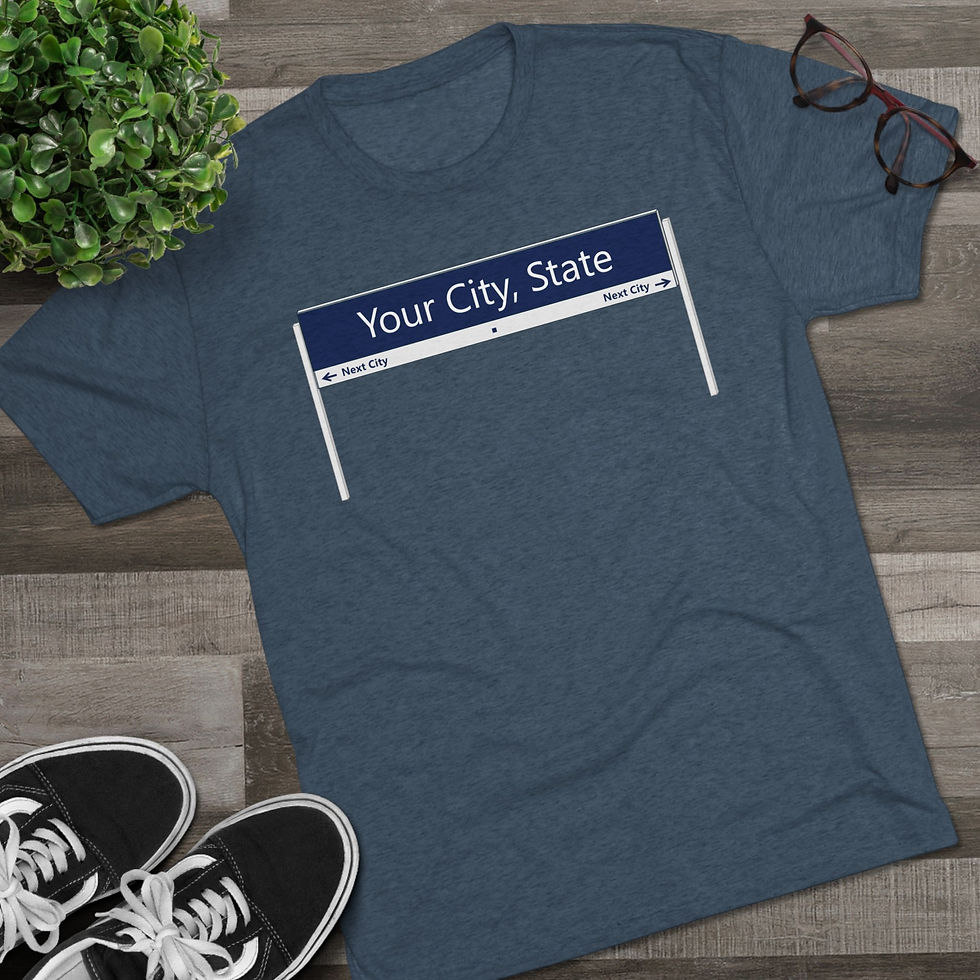 Thumbnail: Custom Amtrak-Inspired Station Sign T-Shirt