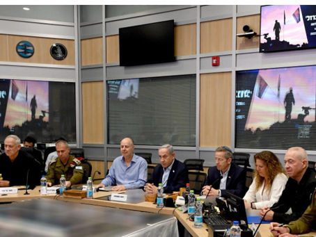 Israel-Hamas War Cabinet Meeting Fuses Hostage Deals