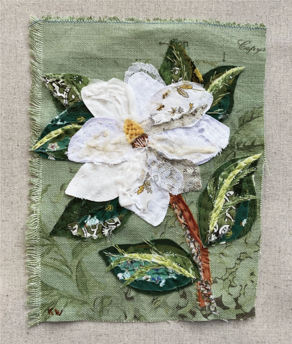 Thumbnail: Magnolia Slow Stitching Kit - Wattle and Loop
