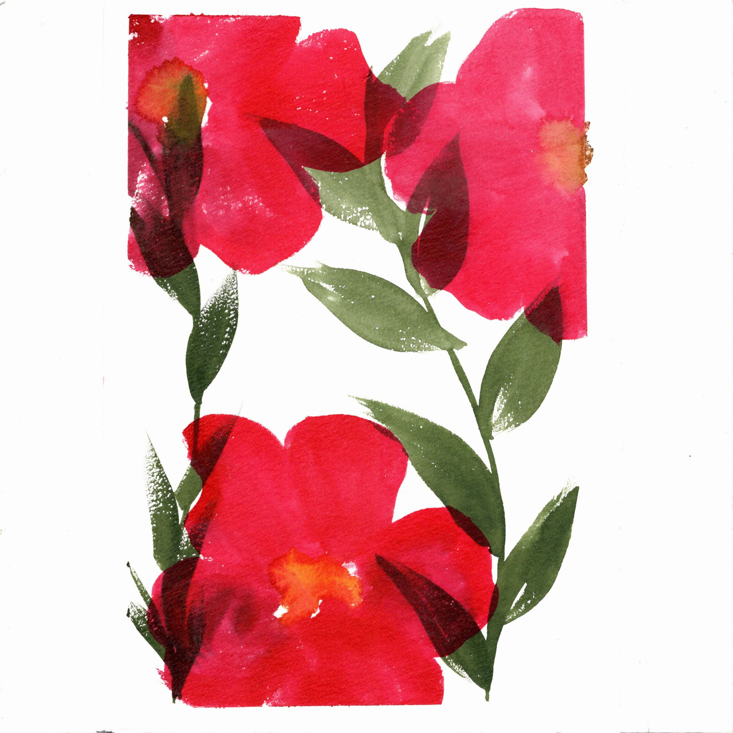 Floral Collage #5 - Artist Olivia Mulcahy