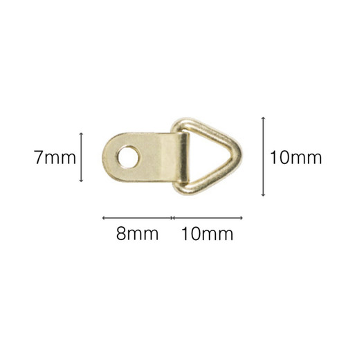 Brass Planted Mini D-Ring | Lion Studios