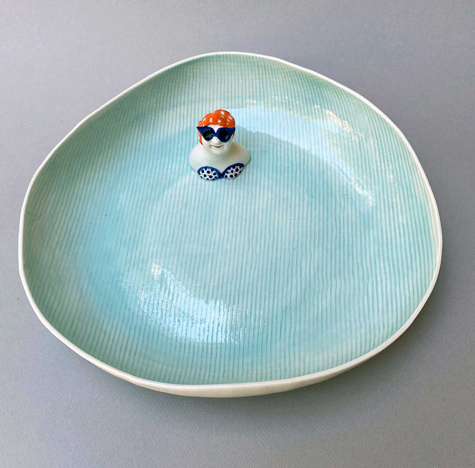 Miniature : Plat rond Baigneur