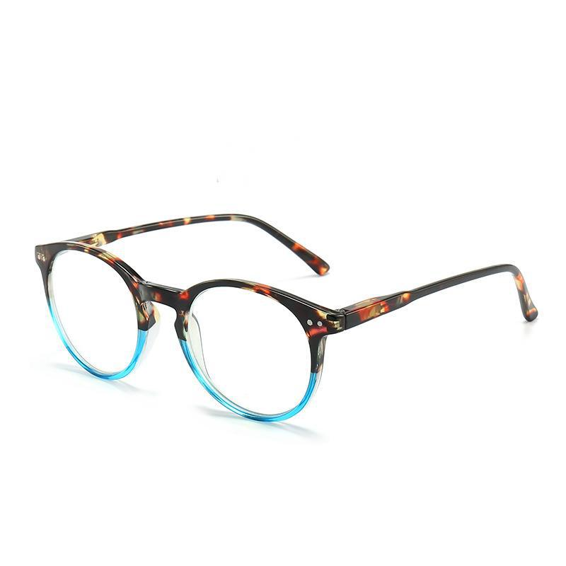 Thumbnail: 4 Pairs Mens Women Spring Hinge Round Horn Power Oval Reading Reader Glasses 1-4
