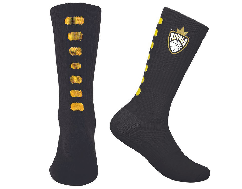 Thumbnail: Royals Basketball Color Accent Socks