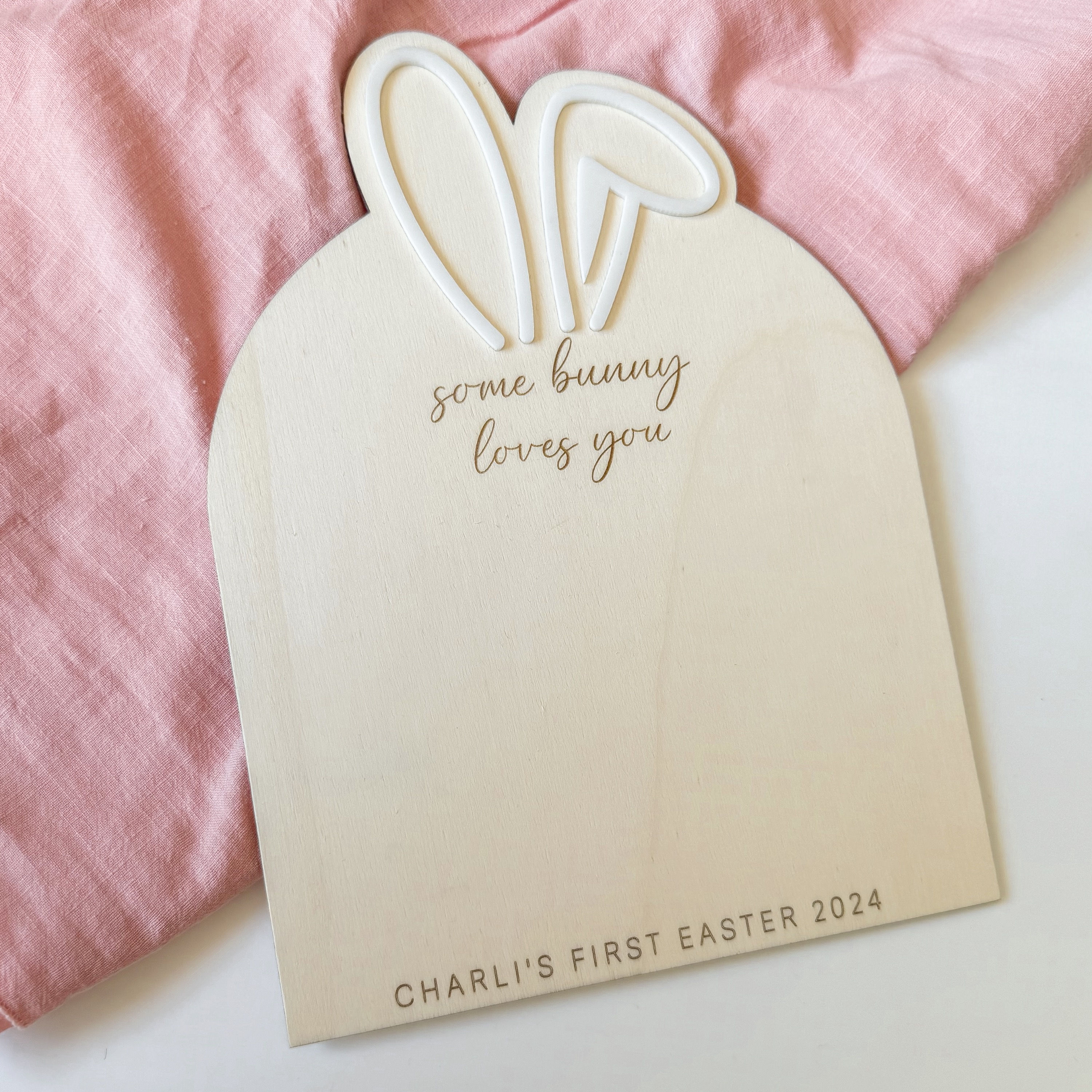 First Easter Hand/Footprint Plaque