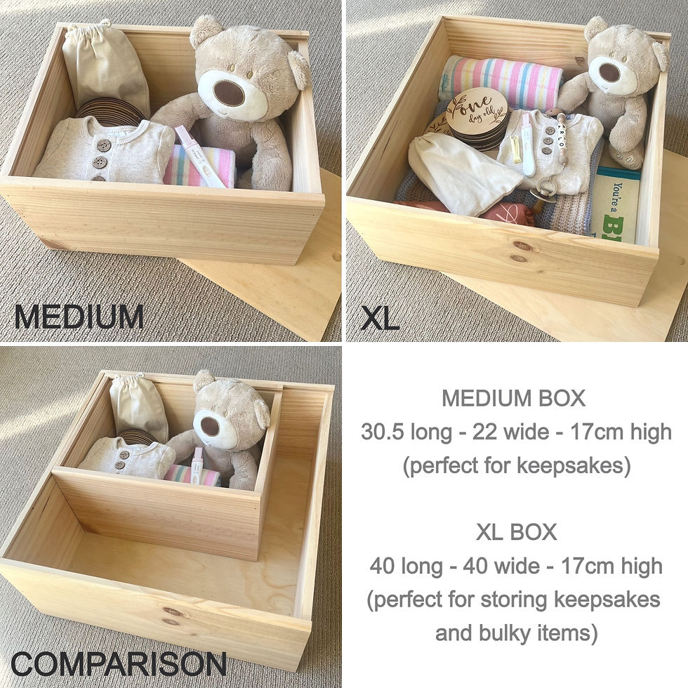 Thumbnail: Letter Keepsake Box (med/xl)