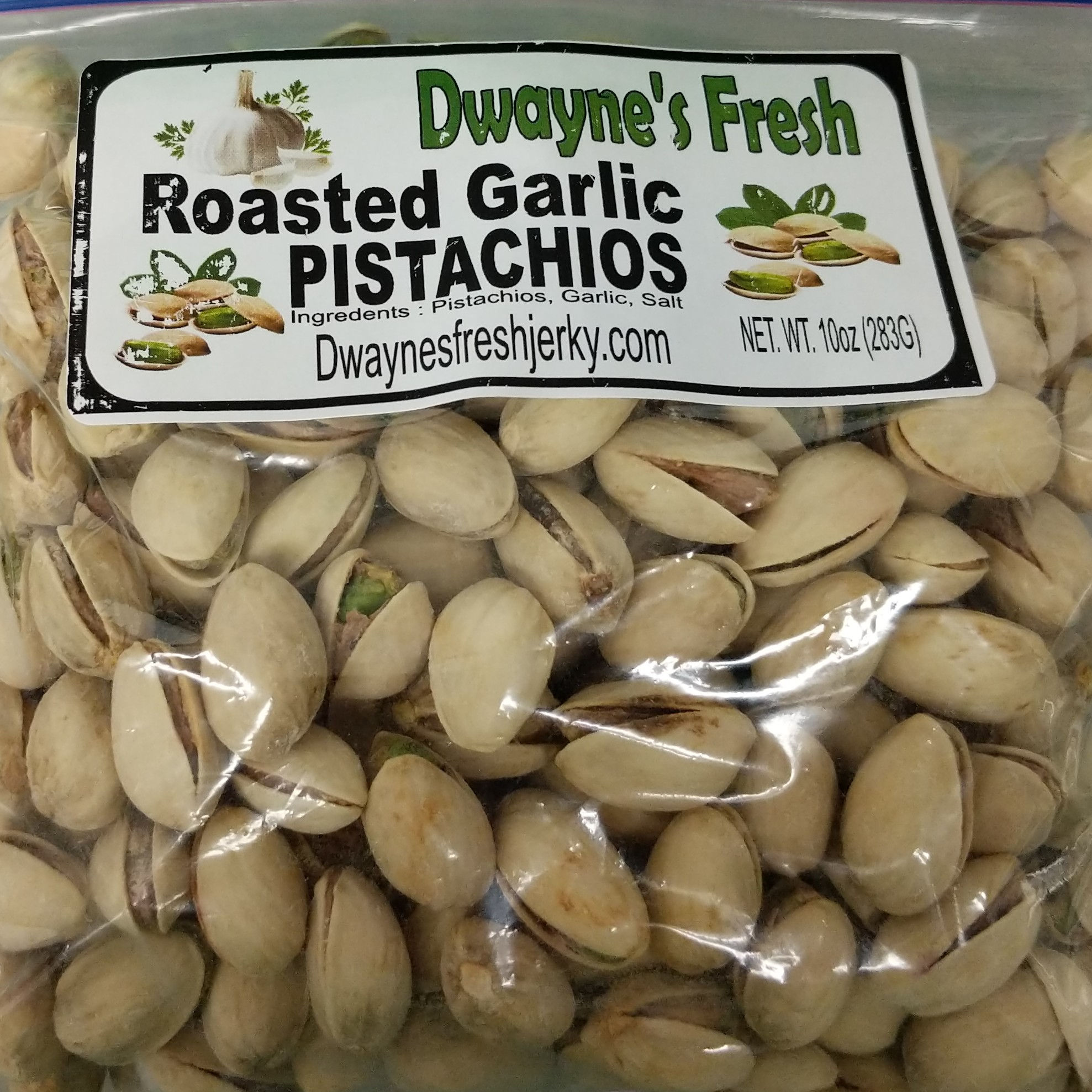 Roasted Garlic Pistachios (Locally Grown)