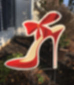 Red Strappy Stiletto