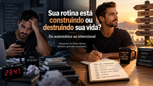 Sua rotina está construindo ou destruindo sua vida?