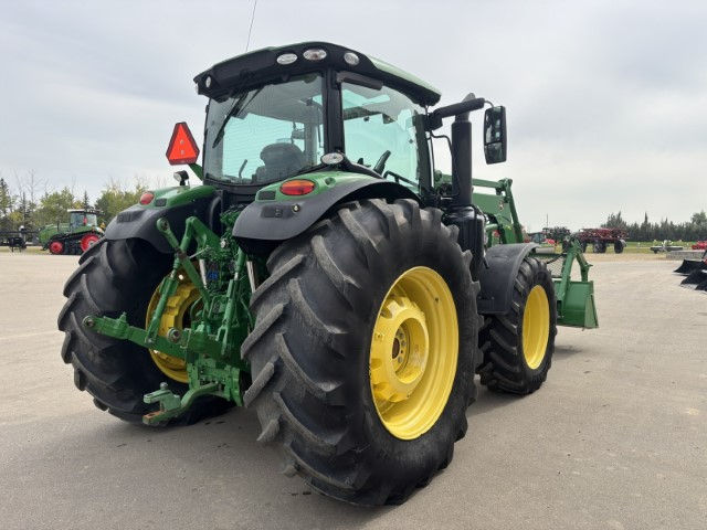 Thumbnail: 2015 JOHN DEERE 6195R TRACTOR & LOADER