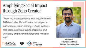 Amplifying Social Impact through Zoho Creator