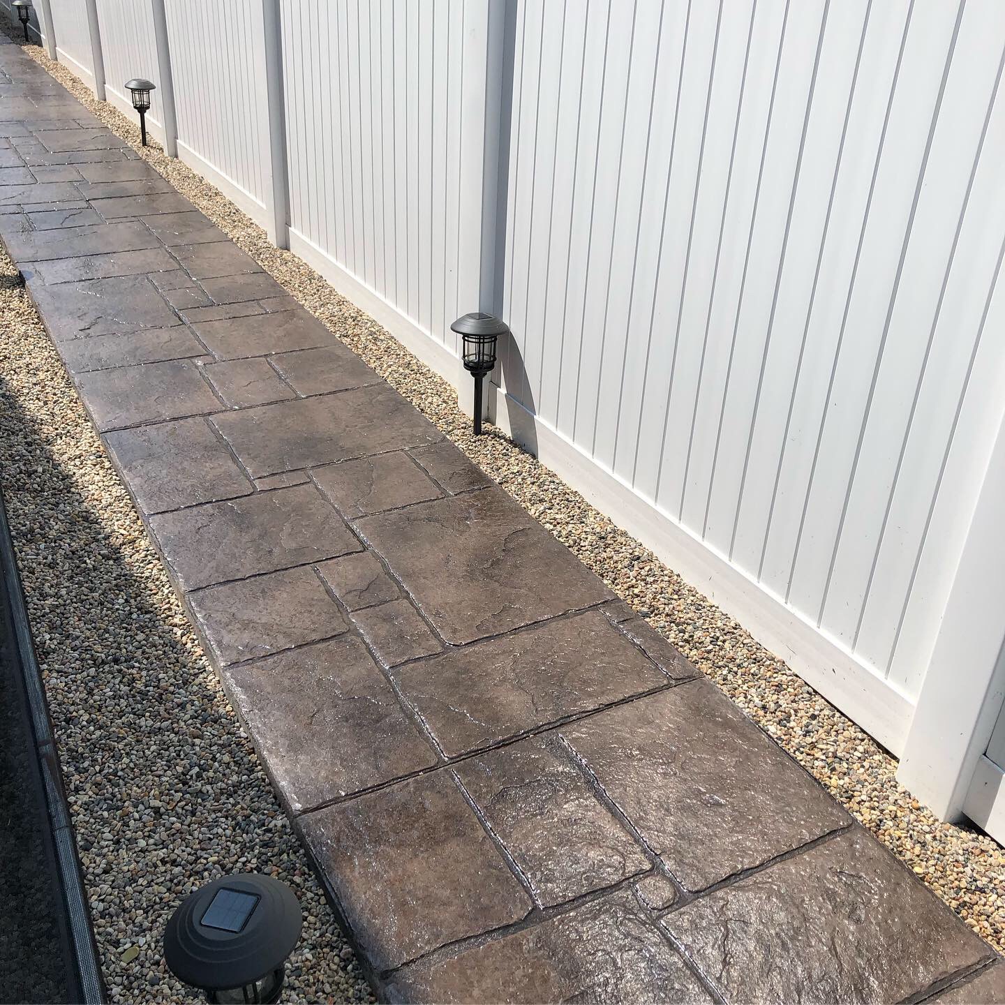 Stamped Concrete Sidewalk