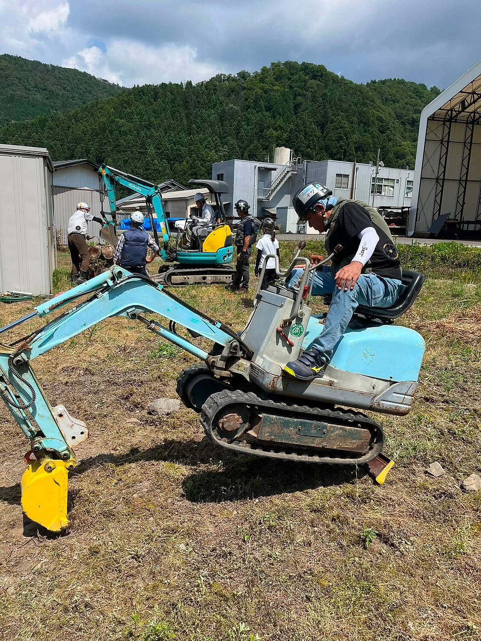 2026/07/26 DSGふくい主催の重機講習会に参加しました