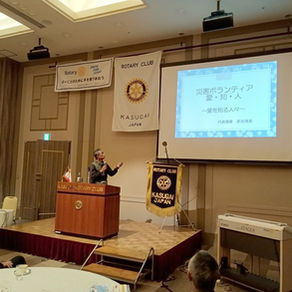 令和7年10月11日　大和エネルフ社長のご依頼により春日井ロータリークラブで講演しました