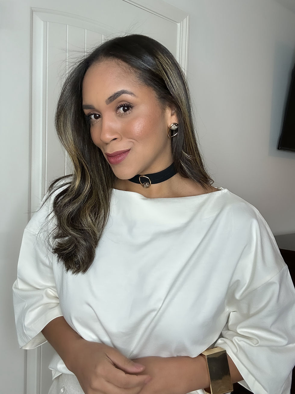 Thumbnail: minimalist melted earring