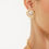 Thumbnail: Duo metal earrings 
