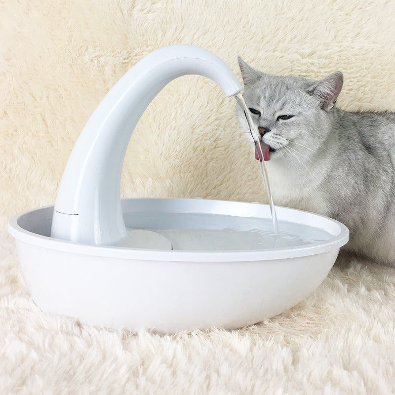 Swan Pet Water Fountain β Automatic Filtered Water Dispenser