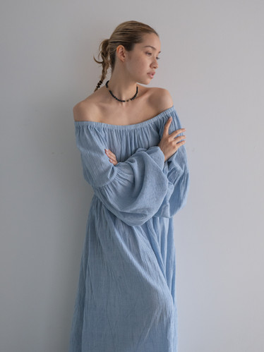 Two Way Long Dress - Indigo | tree & moon