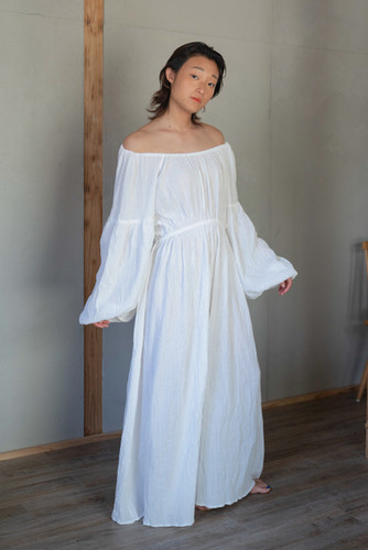 Two Way Long Dress - Natural | tree & moon