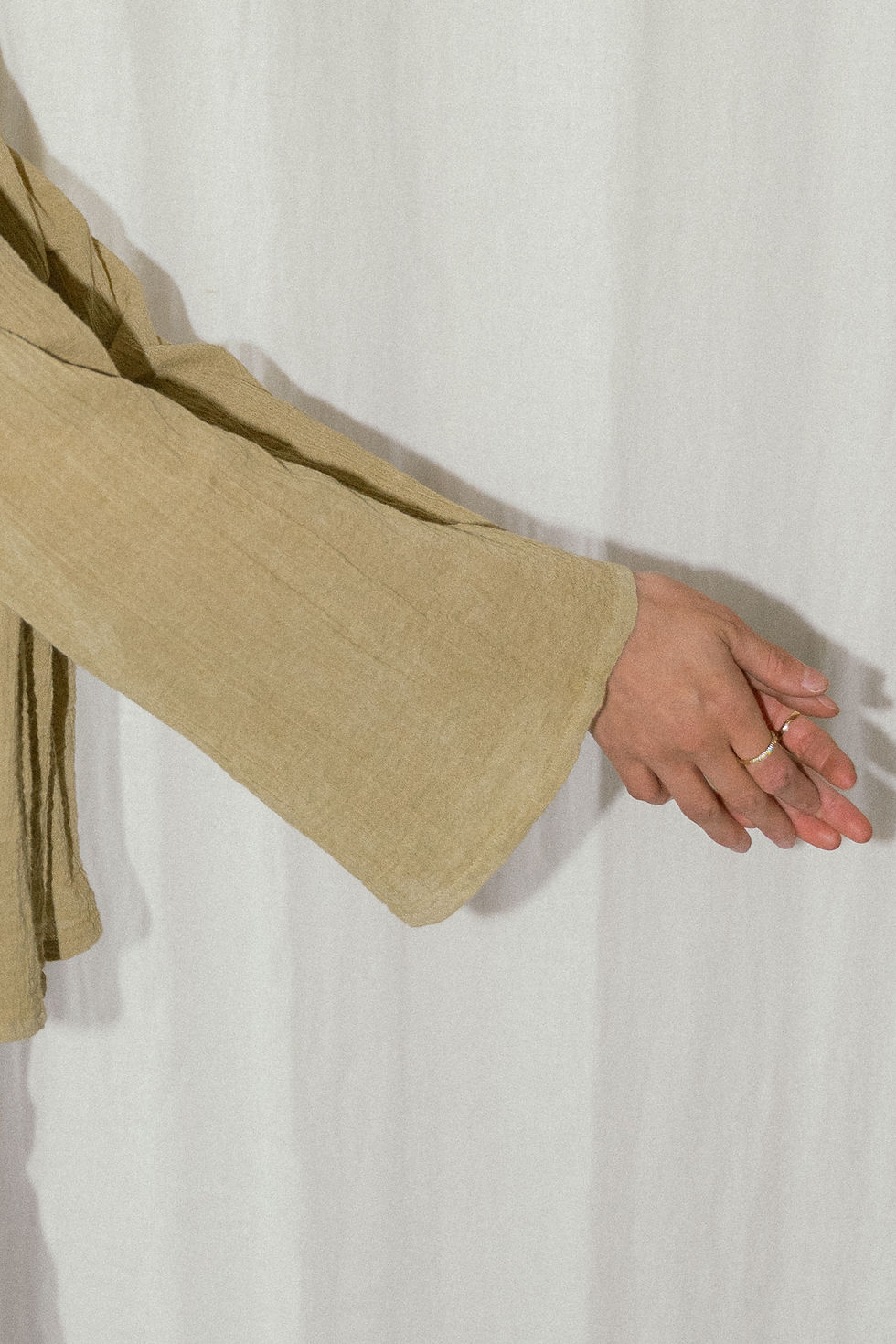 サムネイル： Peplum Blouse - Olive