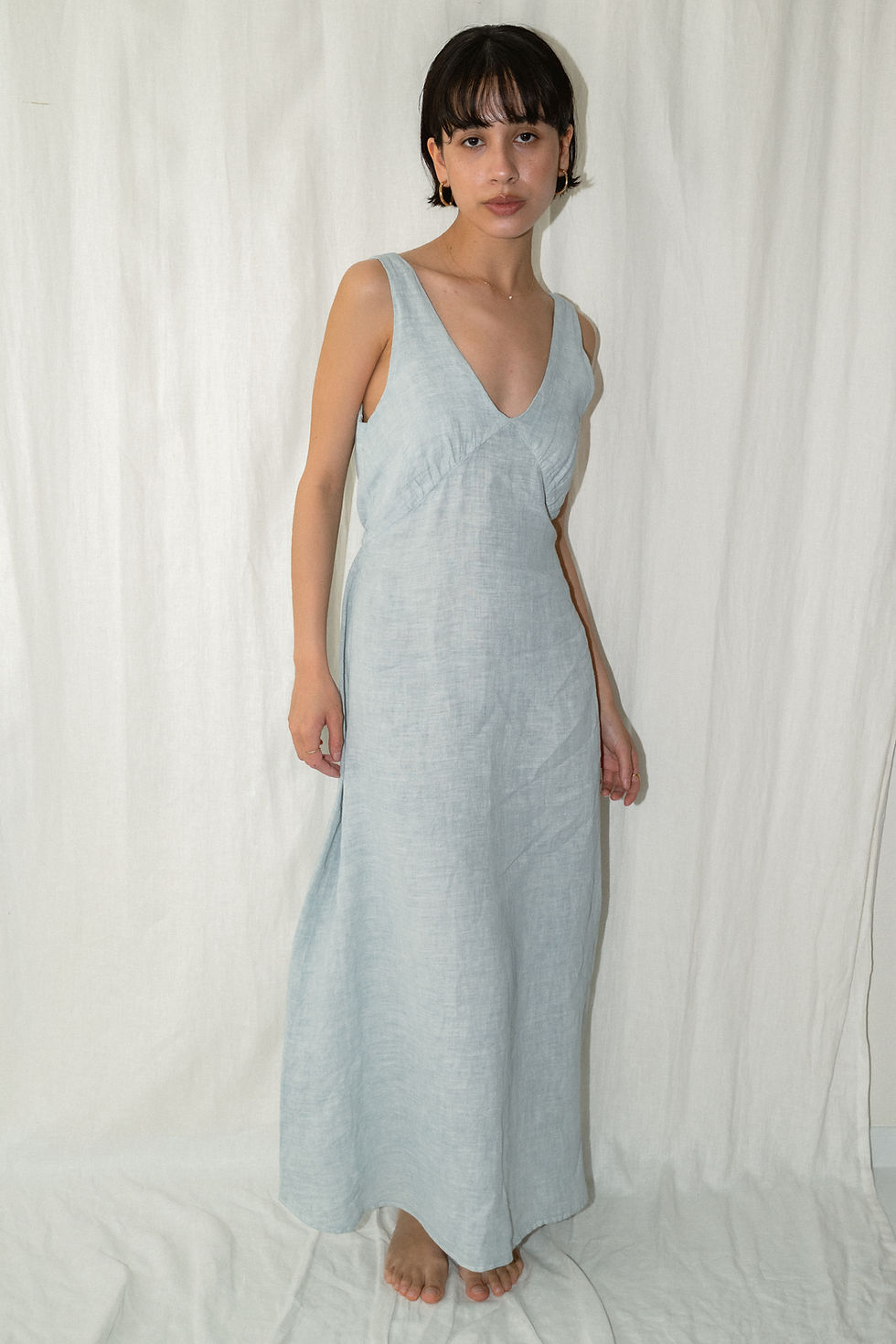サムネイル： Linen Dress - Sora