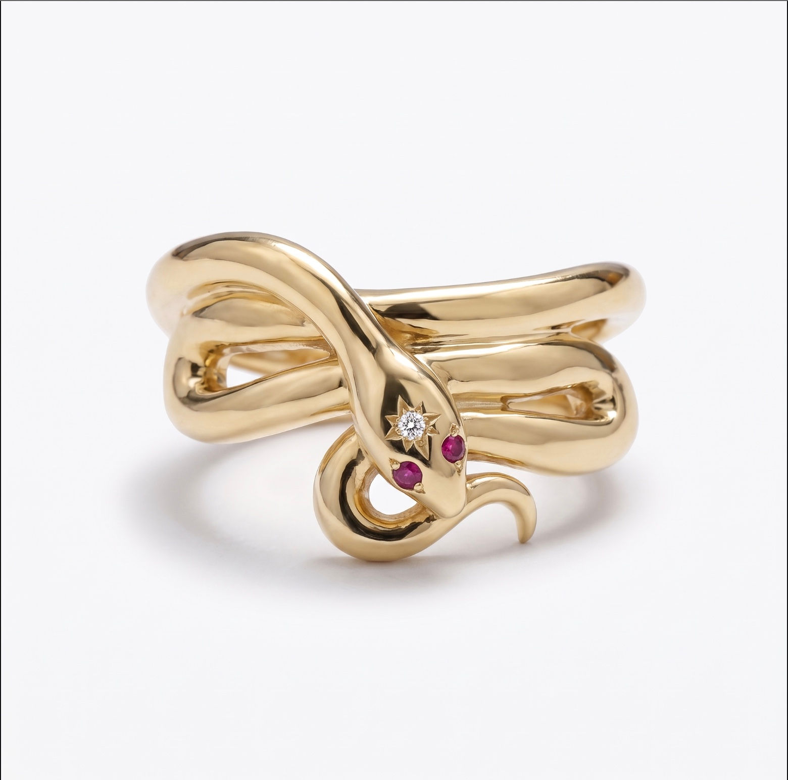 Gold Elizabeth Ouroboros Ring