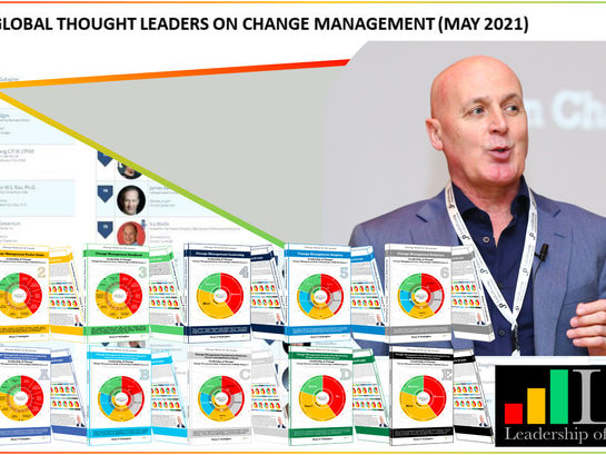 No. 1 Global Thought Leader and Influencer on Change Management (May 2021 & 2020) - Thinkers360