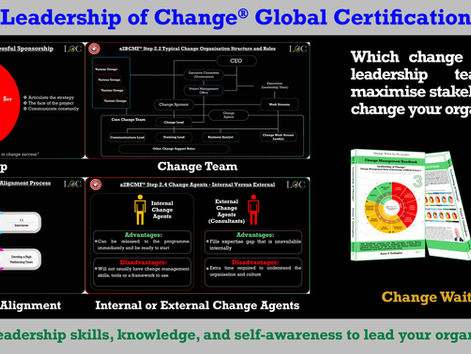 Workshop Organisational Change Implementation Tactics - Leadership of Change® Global Certification