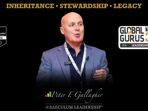 2026 Global Gurus Leadership ~ Peter F. Gallagher Moves Up to #4