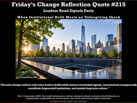 Friday’s Change Reflection Quote – Saeculum Leadership® – Leaders Read Signals Early