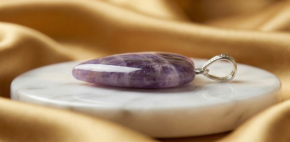 Thumbnail: Chevron Amethyst Pendant – The Mind Silencer